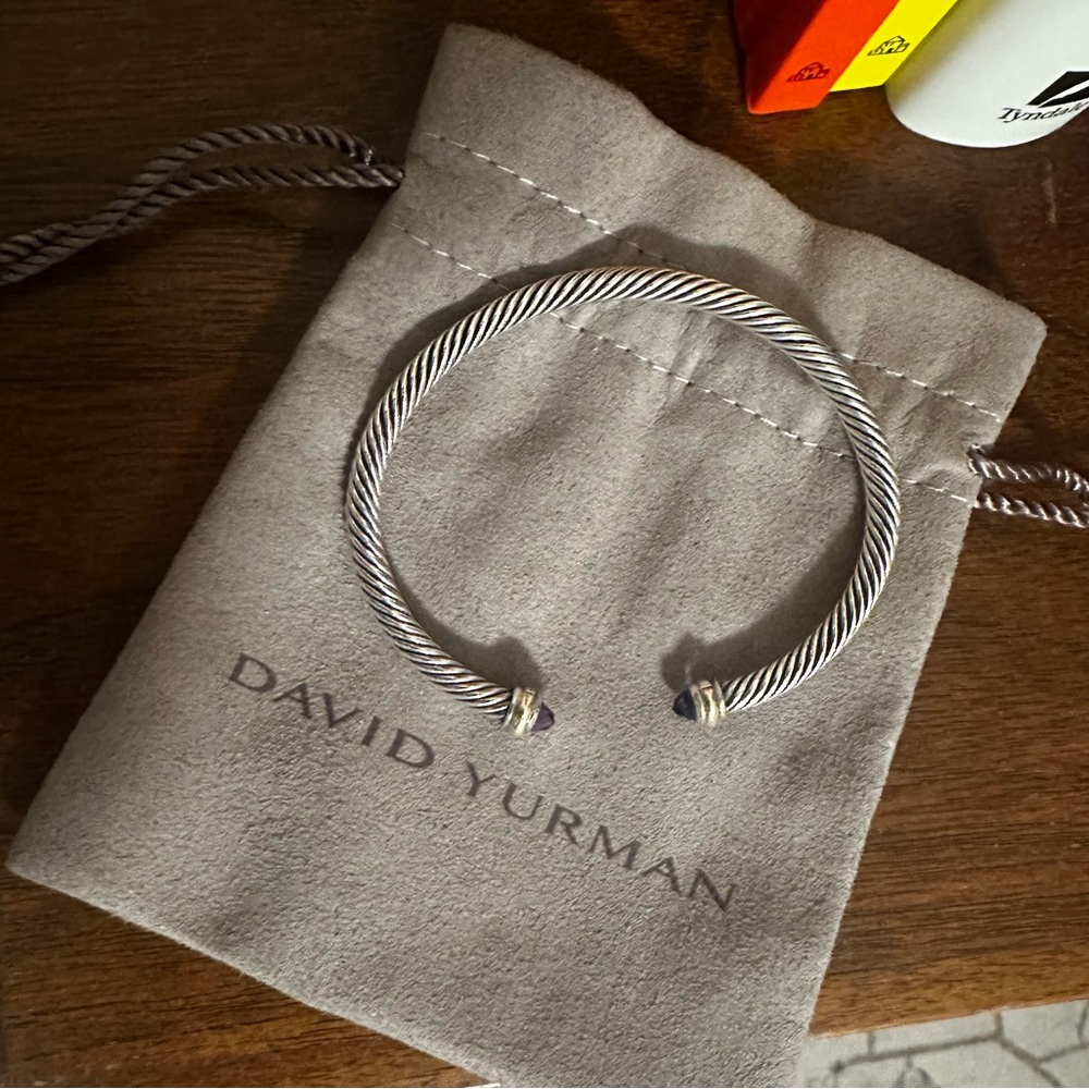 David Yurman Cable Classic 4mm Amethyst - Picture 3 of 4